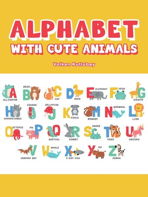 cover image of Alphabet With Cute Animals